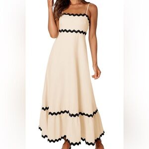 ZESICA Women's Spaghetti Strap Flowy A Line Sundress
